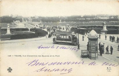 null 75 CARTES POSTALES INDRE ET LOIRE : Majorité Tours et qqs Divers. Dont" Tours...