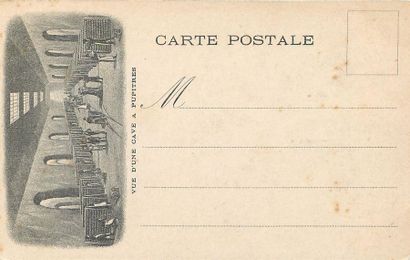 null 26 CARTES POSTALES ALCOOL : Majorité Champagne. Dont" Reims-Hôtel de Ville (carte...