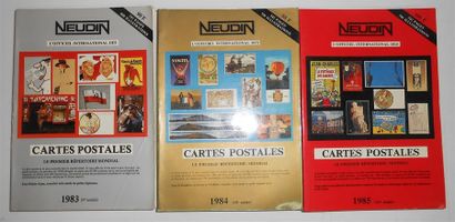 null 8 LIVRES DOCUMENTATION : Sur la Carte Postale - Neudin. "1980, 1981, 1982, 1983,...