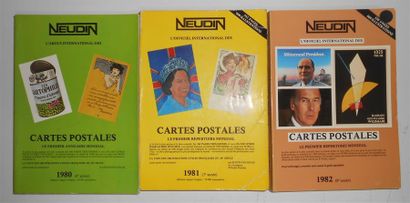null 8 LIVRES DOCUMENTATION : Sur la Carte Postale - Neudin. "1980, 1981, 1982, 1983,...