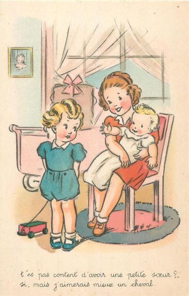 null 458 CARTES POSTALES LES ENFANTS : Fantaisies, Illustrations, Illustrateurs &...