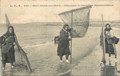 null 95 CARTES POSTALES VIE ET TRAVAIL A LA MER : Divers Départements Côtiers (Nord...