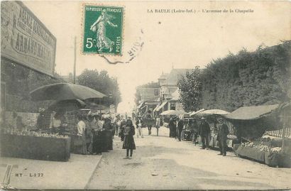 null 7 CARTES POSTALES LES MARCHES : Sélection Loire Atlantique. "La Baule : Avenue...