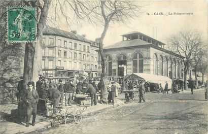 null 21 CARTES POSTALES VIE ET TRAVAIL A LA MER : Dans le Calvados. Dont" Cabourg-La...