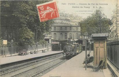 null 23 CARTES POSTALES PARIS : 16ème Arrondissement. Dont" Chemin de Fer de Ceinture-Station...