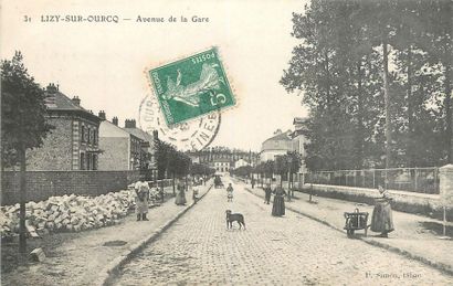 null 60 CARTES POSTALES SEINE ET MARNE : 58cp-Lizy sur Ourcq et 2cp-Diverses. Dont"...