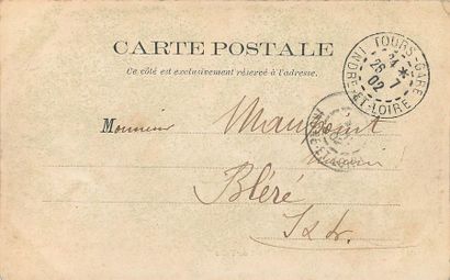 null 5 CARTES POSTALES ANIMAUX : Sélection Tours. "La Mort de Fritz, Le débarquement...