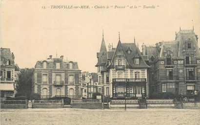 null 76 CARTES POSTALES CALVADOS : Majorité Trouville et qqs Divers. Dont" Trouville...