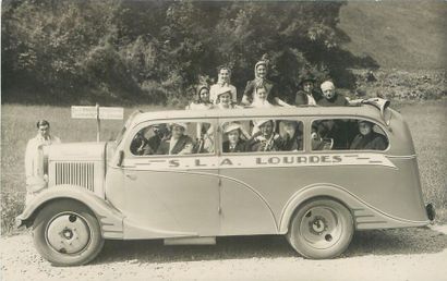null 10 CARTES PHOTOS : Diverses. "Grande Chartreuse 1935-Autocar-Route des Alpes...