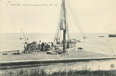 null 17 CARTES POSTALES VIE ET TRAVAIL A LA MER : Gironde. "Andernos-Cabane de Pêcheurs,...