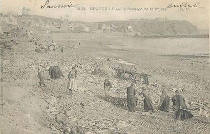 null 10 CARTES POSTALES VIE ET TRAVAIL A LA MER : Manche. "Cherbourg-Déchargement...