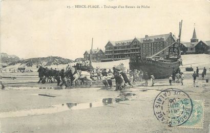 null 60 CARTES POSTALES VIE ET TRAVAIL A LA MER : Pas de Calais. Dont" Andresselles-Scène...