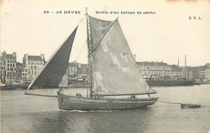 null 25 CARTES POSTALES VIE ET TRAVAIL A LA MER : Seine Maritime. Dont" Dieppe :...
