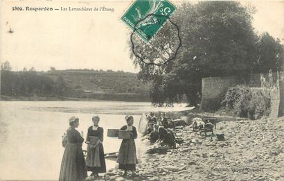 null 9 CARTES POSTALES METIERS : Bretagne - Lavandières. "Vallée de Daoulas, Douarnenez-Lavoir...