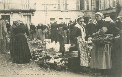 null 4 CARTES POSTALES LES MARCHES : Sélection Indre et Loire. "2 - Bourgueil - La...