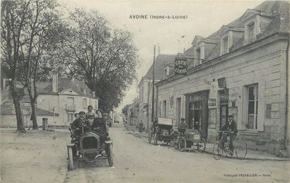 null 2 CARTES POSTALES LOCOMOTION : Sélection Indre et Loire. "Avoine (horizontale,...