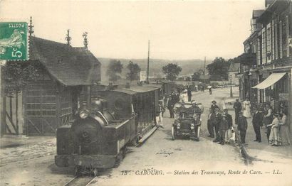 null 10 CARTES POSTALES LES TRAMWAYS : Sélection Province. "Ballon-Gare des Tramways,...