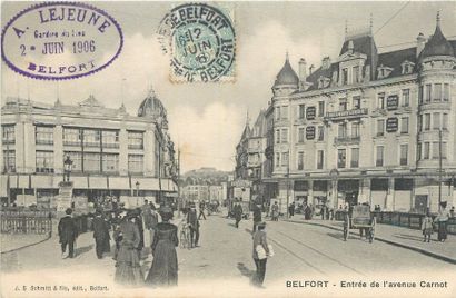 null 55 CARTES POSTALES TERRITOIRE DE BELFORT : La Ville de Belfort. Dont" Cpsm,...