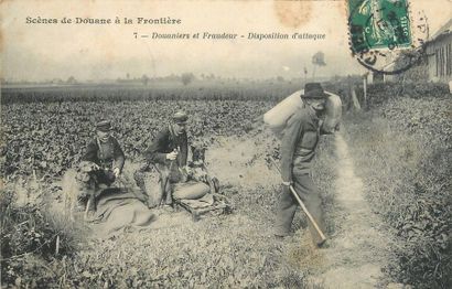 null 13 CARTES POSTALES LES FRONTIERES : Petite Sélection. "Bussang-A la Frontière-Col...