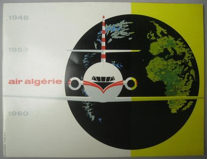 Document. Air Algérie. Plaquette publicitaire...