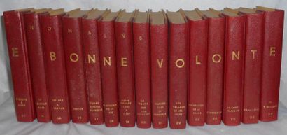 null [ROMAIN JULES]. Ensemble de 27 Volumes.
Les Hommes de Bonne Volonté, Paris,...