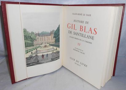 null [LE SAGE Alain-René]. Ensemble de 4 Volumes.
Histoire de Gil Blas de Santillane,...