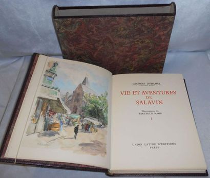 null [DUHAMEL Georges]. Ensemble de 5 Volumes et 1 Livret.
Vie et Aventures de Salavin,...
