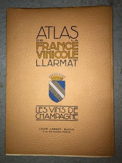 null Louis LARMAT - ATLAS DE LA FRANCE VITICOLE 
Les vins de champagne

 [Fonds d'un...