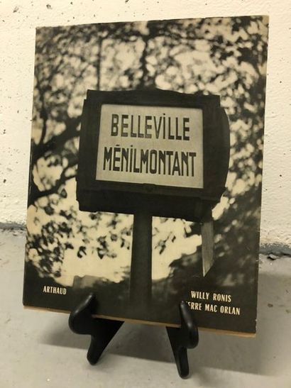 null BELLEVILLE & MENILMONTANT par Willy Ronis et Pierre Mac Orlan de l'Académie...