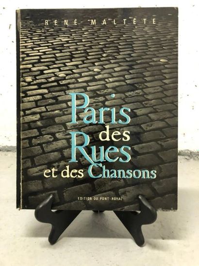 null PARIS : DES RUES ET DES CHANSONS par René MALTÊTE 
Éditions du Pont Royal
1960

...