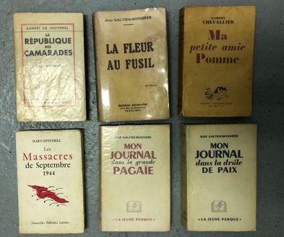 null Six ouvrages anciens sur des thêmes divers : 
- LA RÉPUBLIQUE DES CAMARADES...