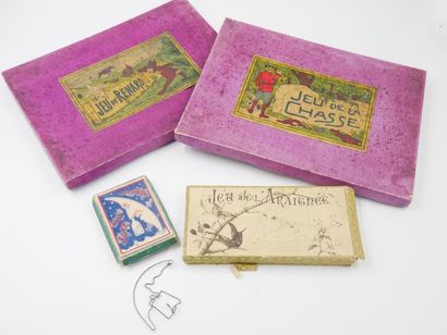 A 1920 board game set comprising: - Game...
