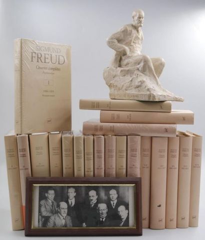  FREUD Sigmund : Oeuvres complètes, Psychanalyse, Volumes I à XX, éditions PUF. On...