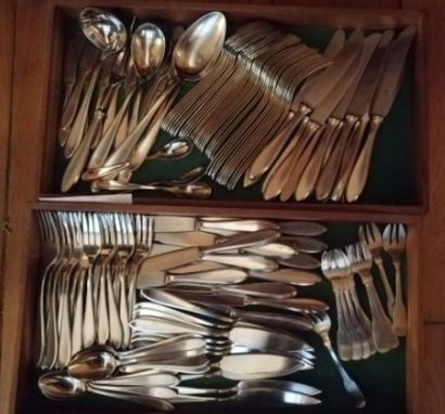 null WMF (Württembergische Metallwarenfabrik)
Steel cutlery set including 
cutlery...