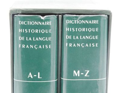 null REY Alain : Dictionnaire historique de la langue française, deux volumes, éditions...