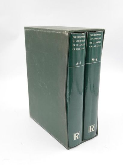  REY Alain : Dictionnaire historique de la langue française, deux volumes, éditions...
