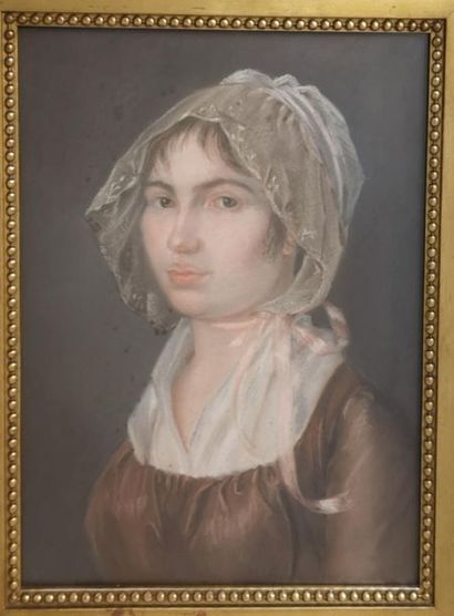 null Ecole française du XIXème siècle : 
Portrait de femme
Pastel
39 x 30 cm (à vue)
(piqûres)

[Charge...