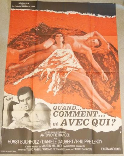 null 12 AFFICHES DE FILMS : Drame. "La Loi du Talion-1971 (couleurs, 58cm x 78,5cm),...