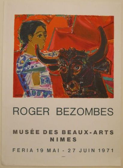 null BEZOMBES Roger (1913-1994). Affiches : La Monnaie de Paris (62cm x 99cm) et...