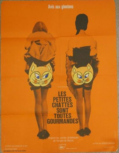 null 11 AFFICHES DE FILMS : Erotisme. " La vie sexuelle dans les Prisons de Femmes-1973...