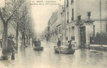 null 47 CARTES POSTALES CATASTROPHES : Sélection - Divers Départements. Dont" Mers...