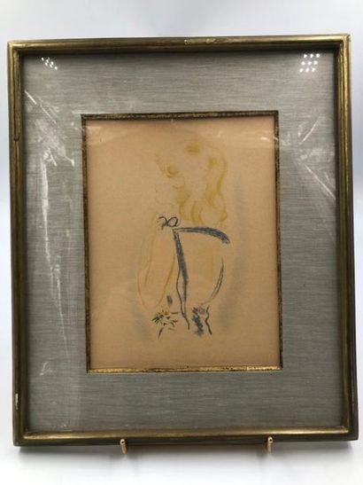 null Ensemble de trois reproductions dont deux signées Mariette Lydia - Paris 1933...