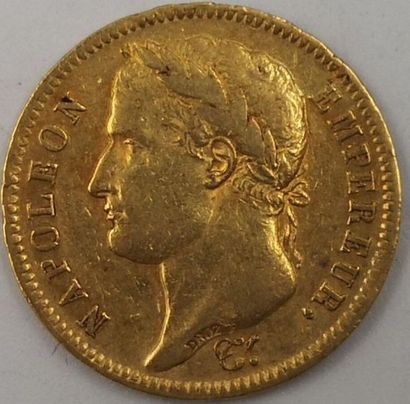 null Monnaie Française - Or.
Napoléon. 40 Francs. 1812 A.
Poids : 12,92grs.

Estimation...