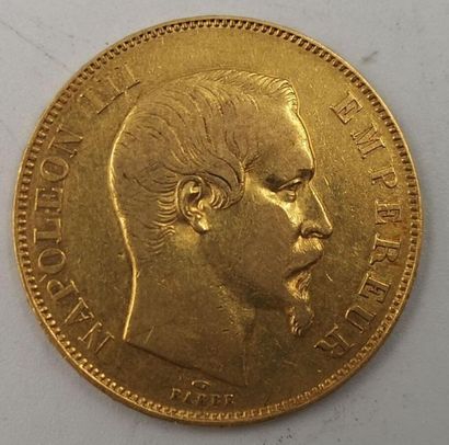 null Monnaie Française - Or.
Napoléon III. 50 Francs. 1858 A.
Poids : 16,07grs.

Estimation...