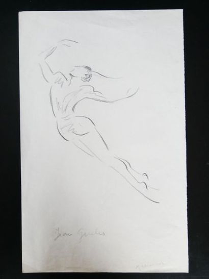 null Lucienne PAGEOT-ROUSSEAUX (1899-1994)
Jean GUELIS - "Mascarade"
Crayon sur papier...