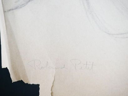 null Lucienne PAGEOT-ROUSSEAUX (1899-1994)
Roland PETIT
Crayon sur papier 
Annoté...