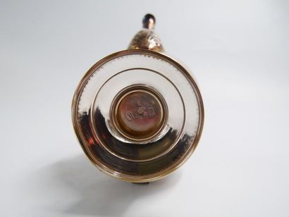 null GALLIA : 
Service à thé et à café en métal argenté quatre pièces, à décor de...