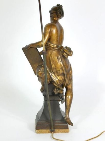 null PICAULT, Emile Louis (1833-1915) :
Gratus Animus
Epreuve en bronze à patine...