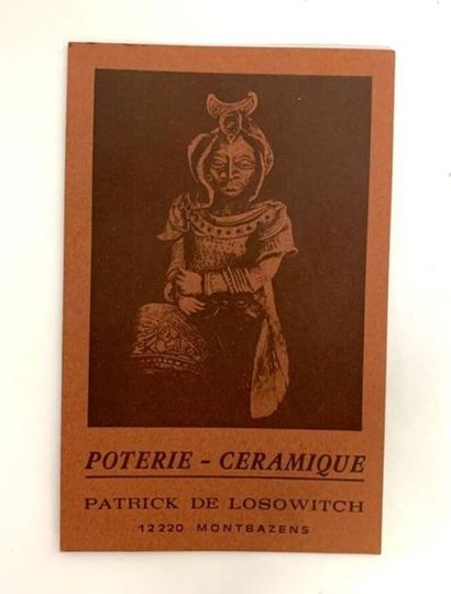 null Patrick de LOSOWITCH (XXe siècle)
Potier à Montbazens (Aveyron)
"Patriarche...