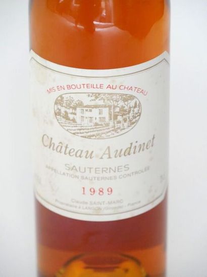 null 1 bouteille SAUTERNES Château Audinet 1989


